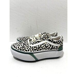 VANS Old School Shoes Stacked UV Ink Leopard Animal Print Wom Size 5.5 platform